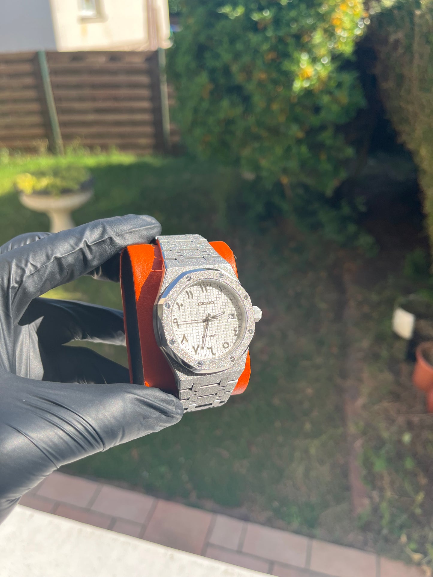 Seiko Mod Royal Oak White VVS