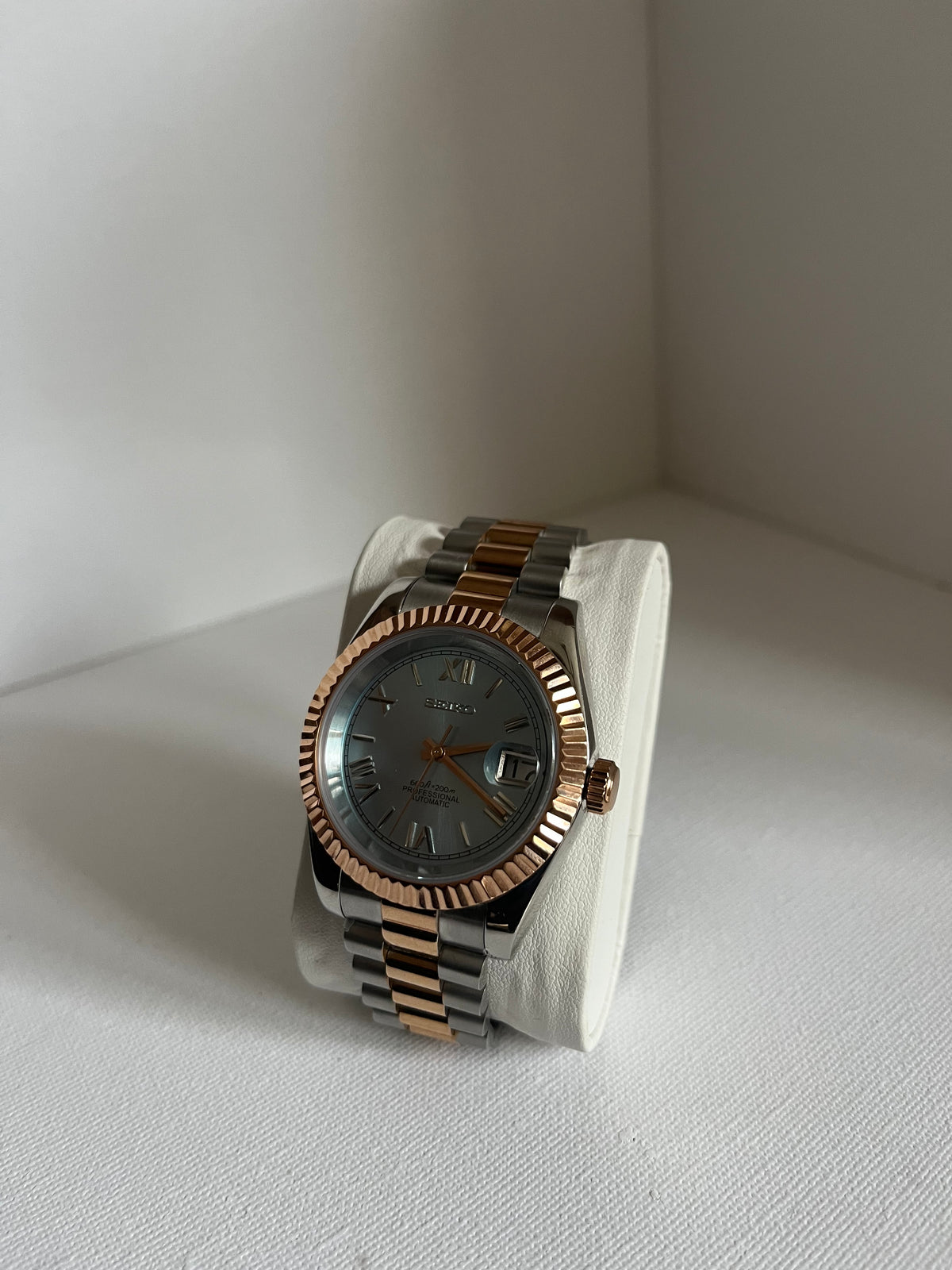 Seiko Mod Datejust Sky Blue Roman