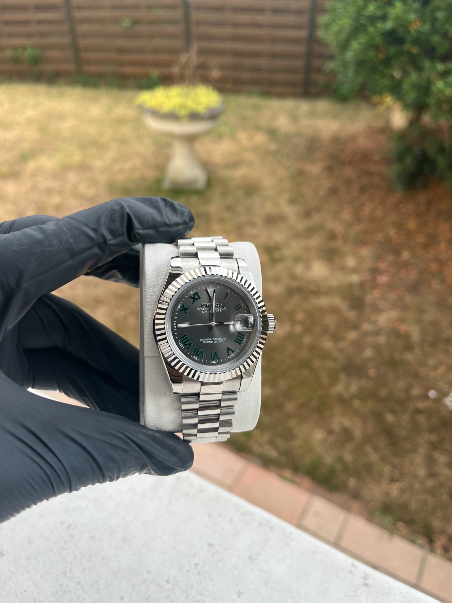 Seiko Mod Datejust Wimbledon