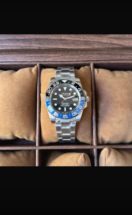Seiko Mod GMT Masetr Batman