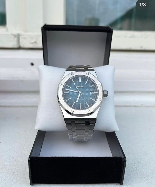 Seiko Mod Royal Oak Blue Jazz