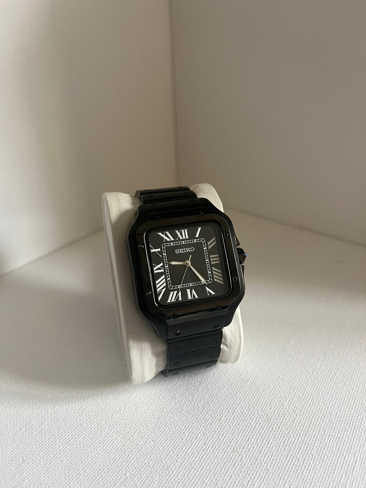 Seiko Mod Santos Black