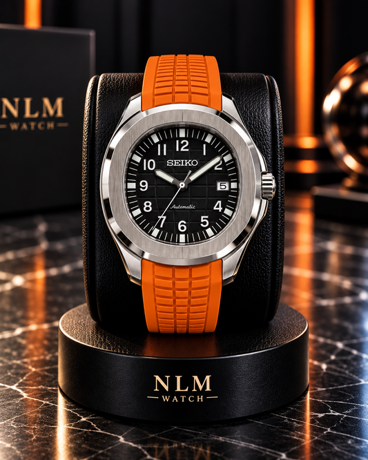 Seiko Mod Aquanaut Black Orange