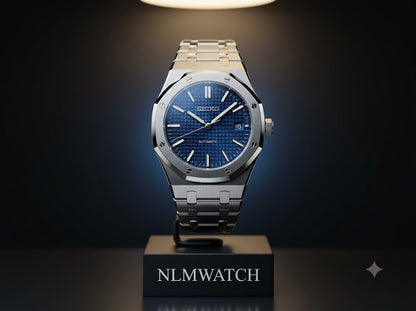 Seiko Mod Royal Oak Blue Jazz