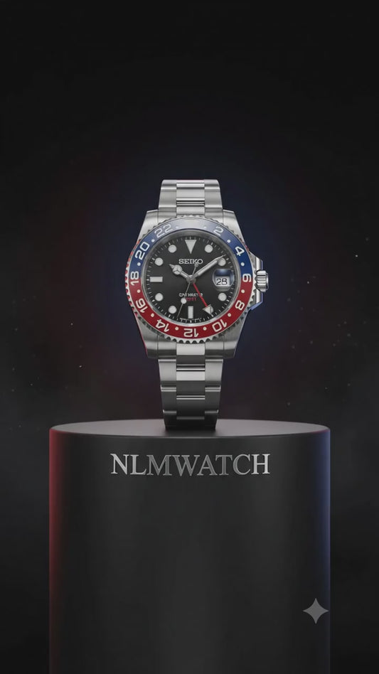 Seiko Mod GMT Master Pepsi